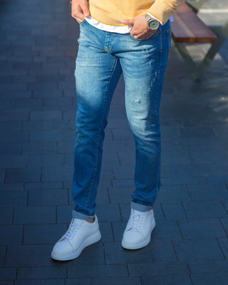 Slim Fit Light Navy Jeans
