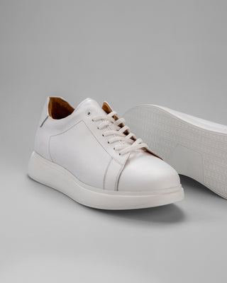White Monochrome Sneakers