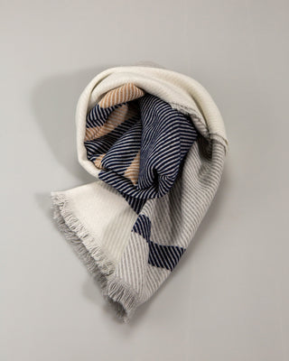 Beige & Blue Scarf