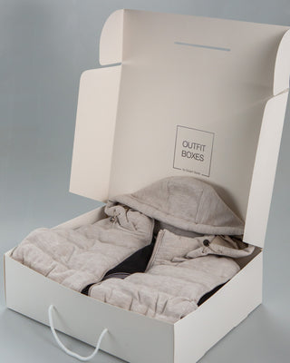 Beige Sweat Suit ( Both Included Pants and Vest)