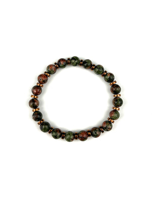 Rhyolite Gemstone Bracelet
