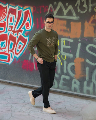 Black Drawstring Trouser