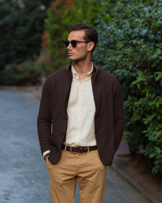 Long Sleeve Cream Color Shirt