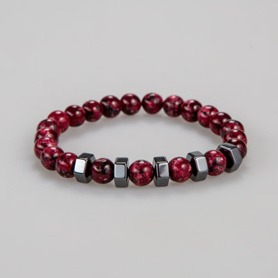 Maroon Beads Bracelet