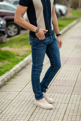 Slim Fit Dark Navy Jeans