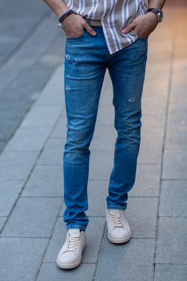 Slim Fit Light Navy Jeans