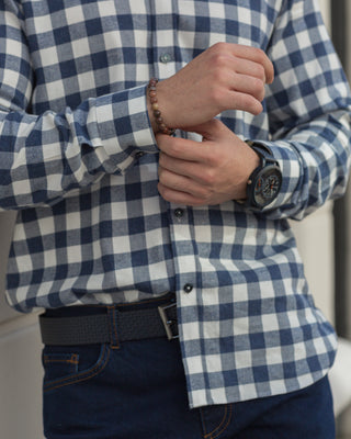 Blue Shepherd’s check Shirt