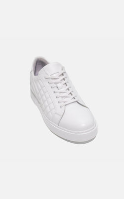 Modern Leather White Sneakers