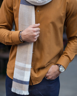 Long Sleeve Brown Shirt