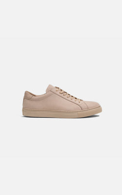 Leather Beige Sneakers