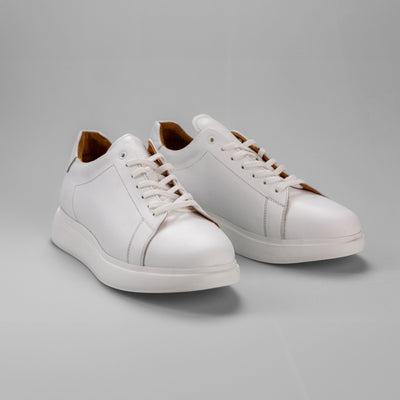 White Monochrome Sneakers